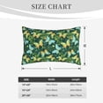 thumbnail image 4 of Fotbe tropical butterflies and plants Pattern Pillow Cases - Envelope Closure - Luxury, Extra Soft, Cooling Pillow Covers - Wrinkle, Fade, Stain Resistant-14"x20", 4 of 6