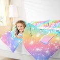 thumbnail image 4 of Homewish Bow Bowknot Ribbon Bedding Comforter Set,Colorful Fairy Tale Twin Comforter Sets,First Letter M Bedding Set For Girls,Super Cozy Room Decor Reversible,2-Piece, 4 of 8