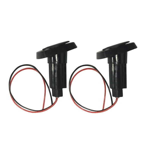 2x Base De Enchufe de lámpara De Popa De 2 Clavijas Para Reemplace cubierta Impermeable A Zulema Base de luz de poste de 2 pines nueva