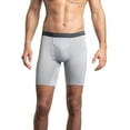 thumbnail image 3 of Fruit of the Loom Men's Micro-Stretch Long Leg Boxer Briefs, 5-Pack, 3 of 12