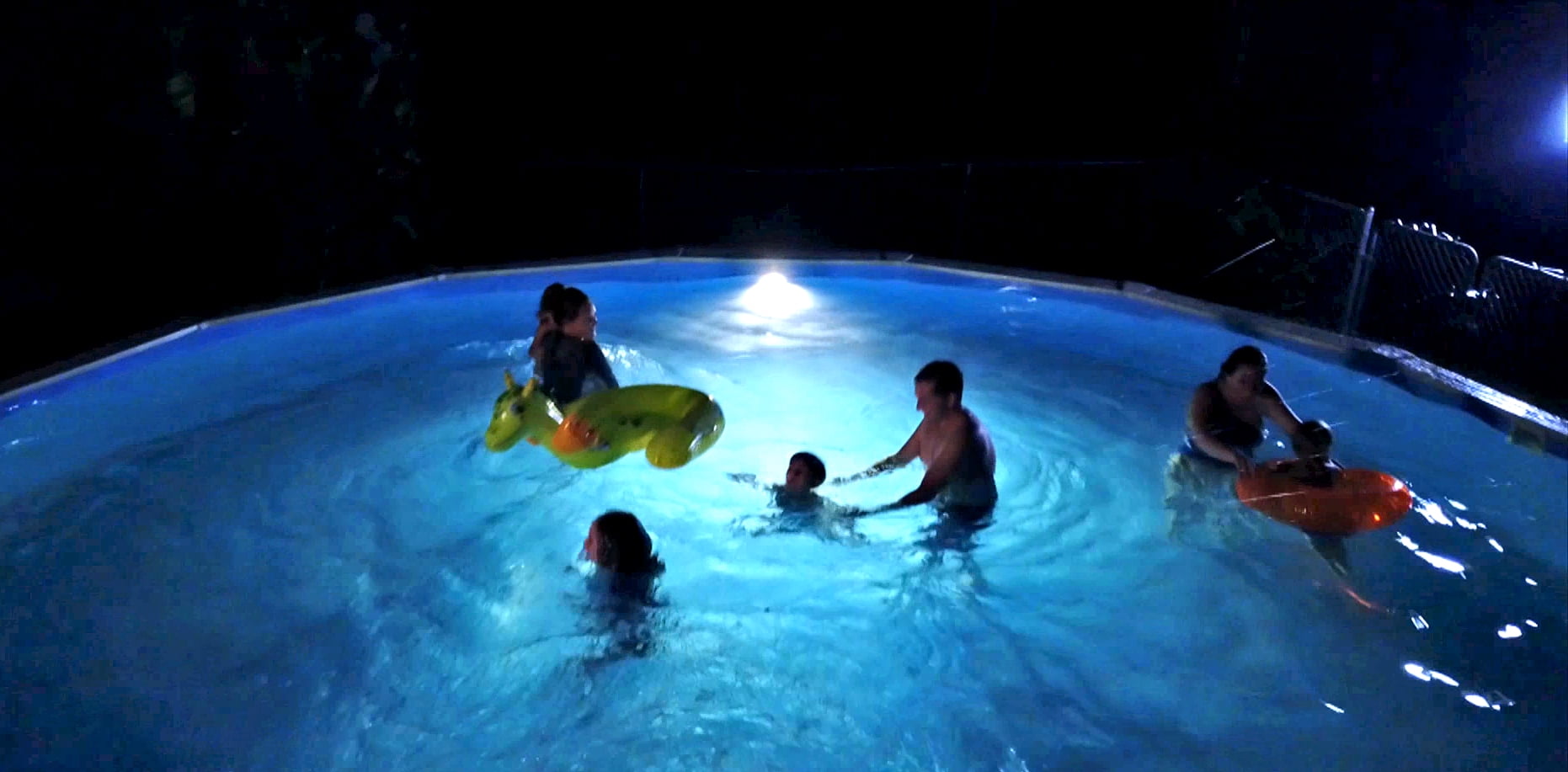 NiteLighter 50 Watt 750 Lumen LED Underwater Light for Above Ground Pools, Grey NL50