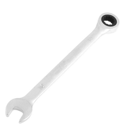 Unique Bargains Chrome-vanadium Steel Ratchet Combination Wrench Spanner 10mm