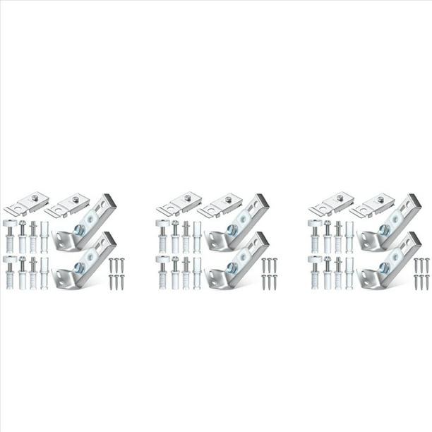 Kit de Herrajes para Puertas Plegables, Paquete de 6 Piezas de Repuesto para ReparacióN de Puertas Plegables para Puertas Corredizas de Armarios