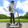 thumbnail image 2 of HALO Rise Above Supreme Big Wheel (8") Scooter - Black - Adults and Kids - No Assembly - Unisex, 2 of 8