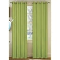 thumbnail image 2 of Set of 2 York Blackout Thermal Lined Grommet Top Curtain Drapery Panels 84 Long, Silver Grey, 2 of 2