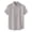 v#157Grey662, variant on Rggeeun Men'S Tee Solid Color Ice Silk Soft Fabric Collar Henley Buttons Short Sleeve Cotton Linen Knit With Patch Pocket For Daily Wear Leisure Tee,Black,L