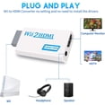 thumbnail image 3 of 2 in 1 Accessories Bundle Kits for Wii, Wired  Ray Sensor Bar and Wii to hdmi Converter Compatible with  Wii, 3 of 6