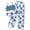 6ca-0317-Blue, variant on Black Bikini Set Girls Swimsuit 3 Piece Bathing Suit Quick Dry Tankini Set with Cover Up Beach Skirt Bikini Swimwear 6-12 Years