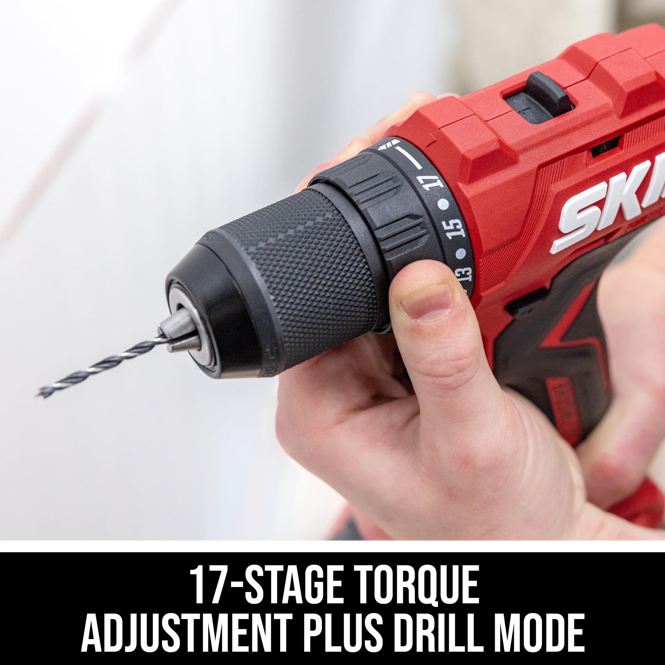 SKIL PWRCORE 20™ Brushless 20V 1/2 In. Drill Driver with 2.0Ah Battery and Standard Charger-DL6280B-10