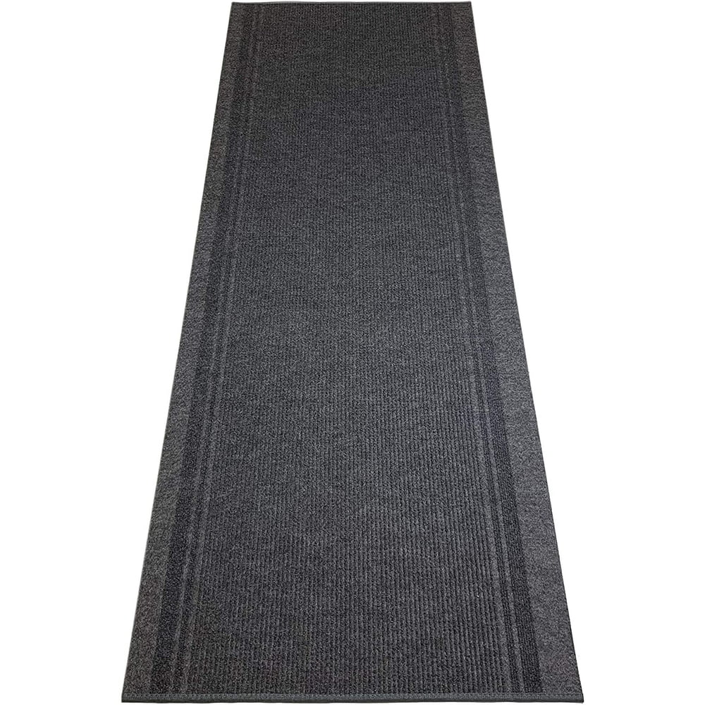 Custom Size Tracker Utility Thin Runner Rug Non Skid Indoor / Outdoor