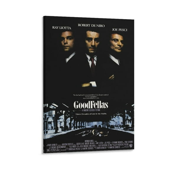Goodfellas Movie Poster Posters Wall Art Painting Canvas Gift Living Room Prints Bedroom Decor Poster Artworks 20x30inch(50x75cm)