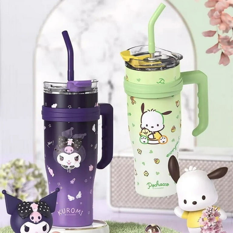 1200ml Sanrio Kuromi Hangyodon Cinnamoroll Thermos Cup High