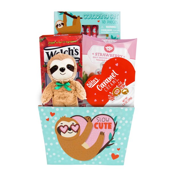 Megatoys Sloth Plush Box With Asstd Candy Valentine S Day Gift Set Walmart Com Walmart Com