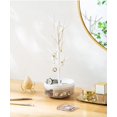thumbnail image 3 of Half Room Branch Jewelry Rack With Rotatable Base and Storage Box Tree Tower Rack Hanging Organizer for Ring Earrings Necklace Bracelet,Suitable for living rooms, bathrooms,offices,etc., 3 of 7