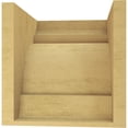 thumbnail image 4 of 10"W x 10"D x 10"H Wide New Brighton Rough Cedar Woodgrain TimberThane Corbel, Primed Tan, 4 of 6
