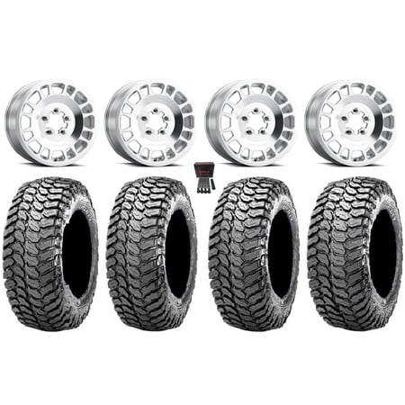 Method 412 15×6 Wheels Raw (5+1) 32 Liberty Tires Polaris RZR Turbo R & Pro R Ranger 1500 Xpedition