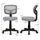 thumbnail image 3 of Silla de Oficina Costway Respaldo Bajo Altura Regulable Gris 50 x 50 x 79-91 cm, 3 of 10