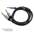 thumbnail image 5 of Headphones Adapter Cable Splitter Line Patch Audio Computer Sound Bar Stereos 1/4 to 3.5mm, 5 of 6