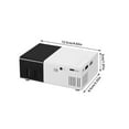 thumbnail image 2 of Mini Projector Mini Portable Automatic Projector Portable Outdoor/Indoor Movie Projector, 2 of 5