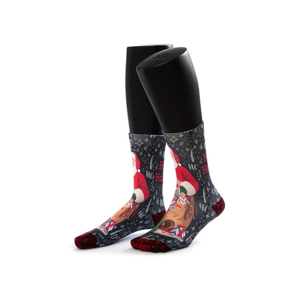 Happy Holidays Christmas Print Socks