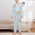 thumbnail image 2 of Cinnamoroll Hooded Union Suit Pajama Soft Comfy PJs Sleepwear, 2 of 7