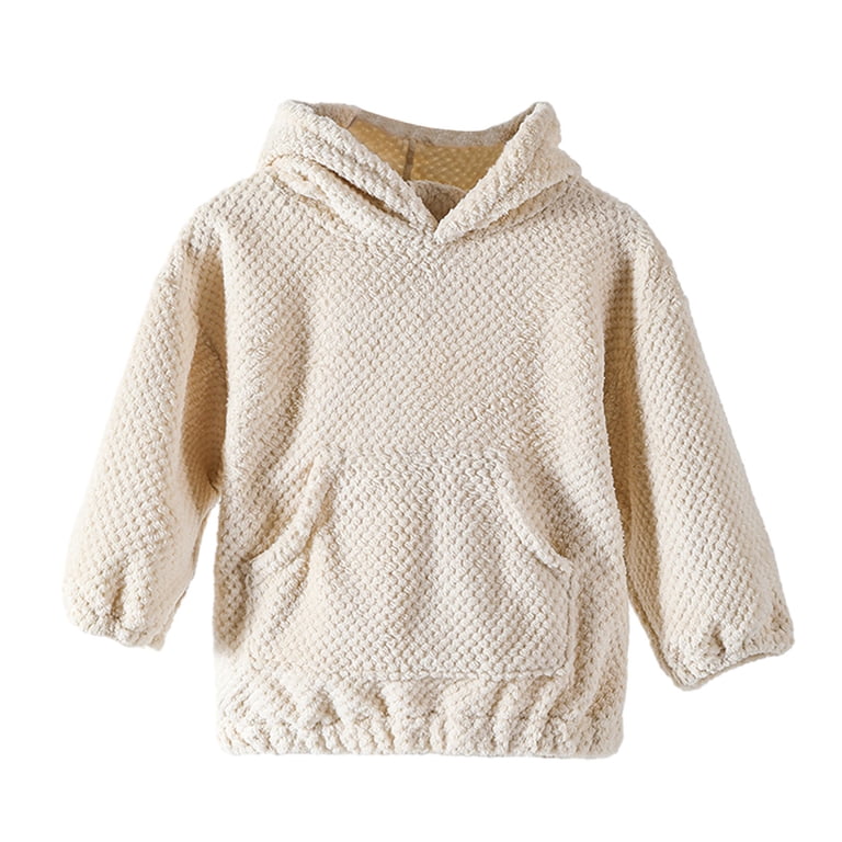 Fleece Hoodies for Toddlers Kids Sherpa Long Sleeve