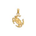 thumbnail image 3 of 14K Gold Polished Crab Charm, 3 of 4
