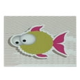 thumbnail image 1 of Fish Cutting Board, Comical Illustration of a Bubble Fish Abstract Blowfish with Huge Eyes Humor Print, Decorative Tempered Glass Cutting and Serving Board, Small Size, Multicolor, by Ambesonne, 1 of 1