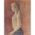 thumbnail image 2 of Marie Henriques 12x14 Black Ornate Wood Framed Double Matted Museum Art Print Titled: Young Girl, 'Euthydikos Chorus' (Acropolis Museum Inv. 686) (1911), 2 of 5