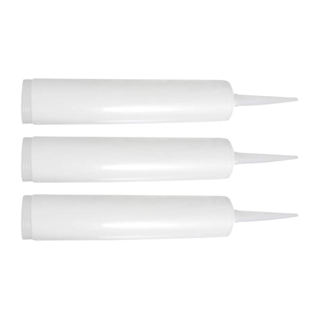 GROWTH TANK Empty Caulk Tubes 310ml Tubes Home Kitchen Floor Tiles Reusable with Nozzles 3Pcs
