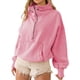 thumbnail image 2 of Chaqueta con capucha y cordón con media cremallera, informal para mujer, chaqueta con capucha y media cremallera para mujer, sudaderas informales con media cremallera para mujer, precio inmejorable, 2 of 6