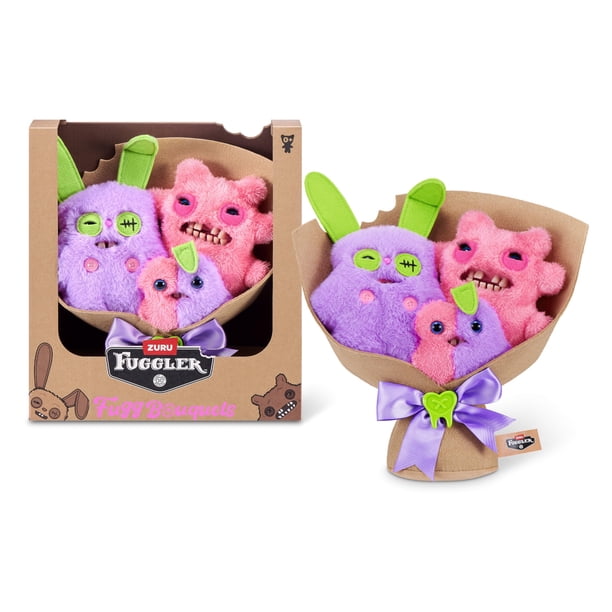 Set de peluches Fuggler 22 cm y 8 cm Monstruo Feo