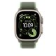 thumbnail image 3 of Correa de reloj Apple Trail Loop verde/neón de 49 mm S/M de nailon, 3 of 3