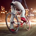 thumbnail image 2 of Cómodo sillín de bicicleta, sillín de bicicleta ergonómico de gel con bola amortiguadora de doble resorte, sillín de gel relleno de espuma de gel, cómodo asiento de bicicleta adecuado para bicicleta/M, 2 of 5