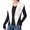 Beige, variant on Womens Cape Blazer Split Sleeve Detachable Collar Open Front Casual Jacket Coat Wrap Shrugs Workwear