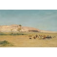 thumbnail image 3 of Joseph Farquharson 18x13 Black Modern Framed Museum Art Print Titled - Egyptian Landscape, 3 of 5