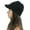 Black, variant on Crochet Stitching Peaked Knit Hat for Women Outdoor Solid Baseball Cap