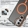 thumbnail image 2 of GAOBAO Magnetic for Samsung Galaxy S25 Plus Case/Galaxy S24 Plus Case, Compatible with MagSafe, Shockproof Protection Slim Non-Slip Translucent Matte Protective Phone Cover, 2 of 9
