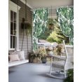 thumbnail image 4 of nqOlkjepod Outdoor Curtains for Patio Waterproof, Green Palm Leaves Outdoor Privacy Panels Grommet, Summer Tropical Leaf Blackout Outside Curtains for Porch/Cabana/Pergola/Gazebo 54"x108", 2 Panels, 4 of 8