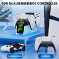 thumbnail image 3 of PS5 Controller Charger, ESYWEN PS5 Accessories,Charging Station for PlayStation 5 Controller, 3 of 9