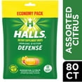 thumbnail image 4 of (2 pack) HALLS Defense Assorted Citrus Vitamin C Drops, Economy Pack, 80 Drops, 4 of 16