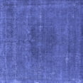 thumbnail image 1 of Ahgly Company Indoor Square Oriental Blue Industrial Area Rugs, 3' Square, 1 of 4