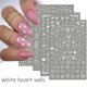 thumbnail image 2 of 8 Sheets Heart Nail Art Stickers Decals - Valentines Day Nail Decals 3D Self-Adhesive Valentine's Day Nail Art Supplies Valentine's Day Series Women, 2 of 4