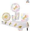 Unicorn Sparkle Party Supply Pack - Tableware for 8 Guests