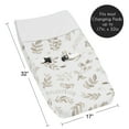 thumbnail image 5 of Sweet Jojo Designs Botanical Taupe and White Changing Pad Cover, 5 of 6