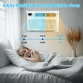 thumbnail image 2 of Ktaxon Smart 8000 BTU Through the Wall Air Conditioner with Heat, Wall AC Unit & Heater Combo with Remote, APP & Voice Control & Timer Function, Compatible with Alexa/Google Assistant, 115V/60Hz, 2 of 11