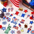 thumbnail image 5 of Yhmxh 23 Pcs Memorial Day Refrigerator Magnets Set, 4th of July USA Flag Magnets Patriotic Decor, Independence Day Decorative Car Magnetic Stickers for Fridge Metal Door Mailbox Locker Decoration, 5 of 6