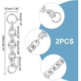 thumbnail image 3 of MesaSe 4 Colors Metal Chain Extender 4.9 Inch Short Chain Bag Strap Extender Replacement Mini Purse Chain with Spring Gate Ring Decoration Chain for Satchel Shoulder Bag Crossbody Bag, 3 of 5