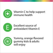 Vitamin C Gummies | 90 Count | With Vitamin E | Citrus Flavor | by Rainbow Light