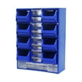 thumbnail image 5 of colaxi Hardware Parts Organizer Wall Mounted Storage Bins for Bolts Small Items Nails Blue, 5 of 10
